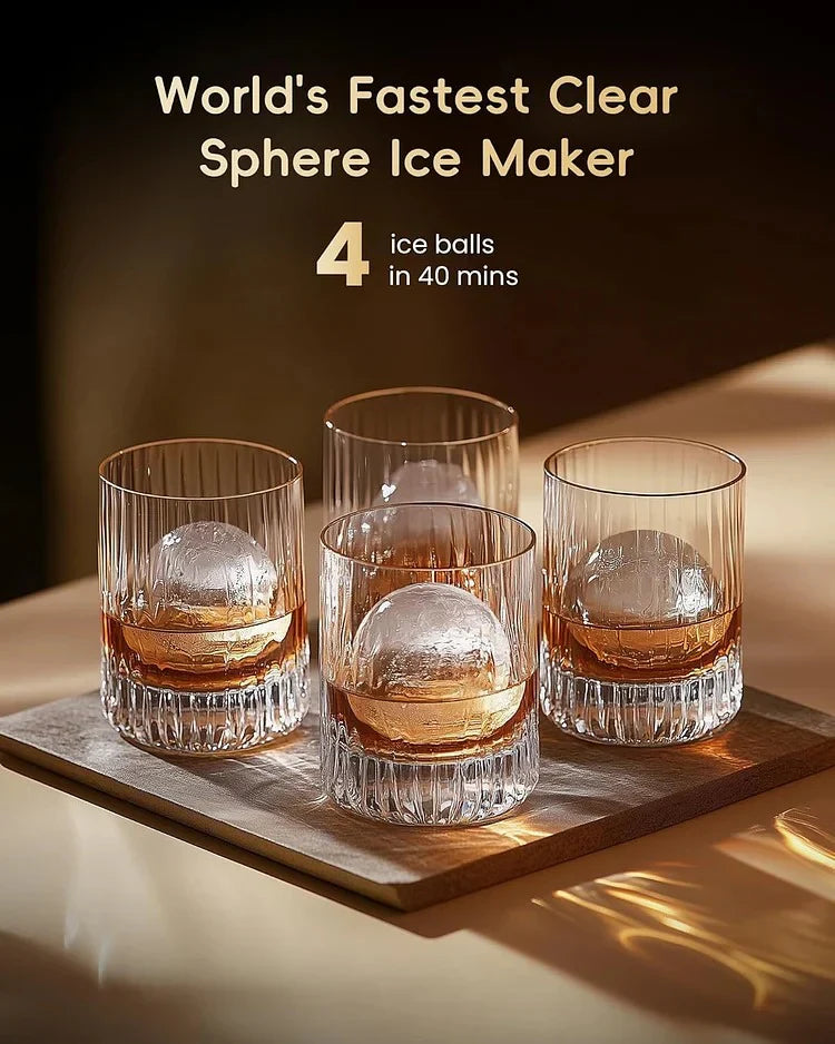 Crystal ball ice maker (2 inch summer ice ball machine)